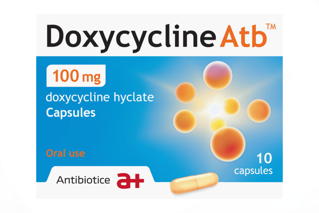 Doxycycline Atb® 100 mg Pharmatech Company for Drugs and Medical Supply